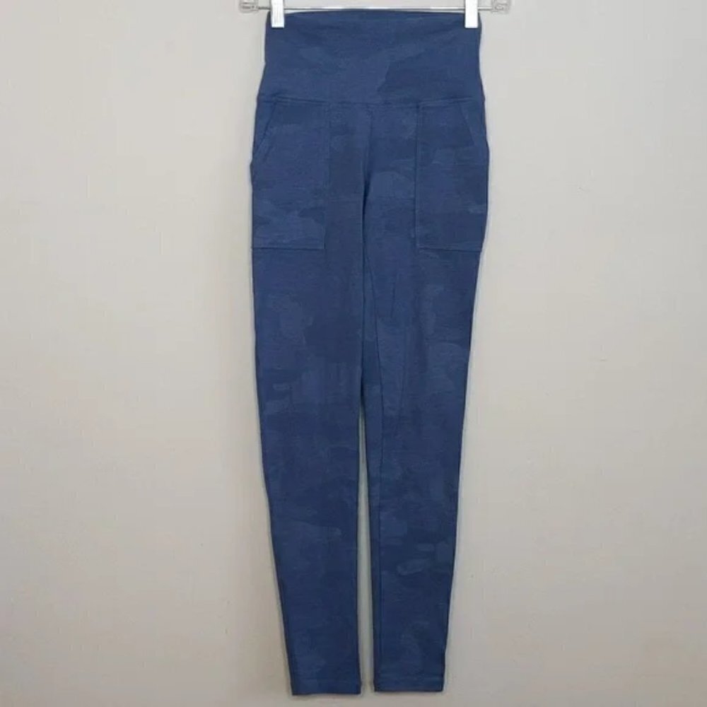 Aerie High Rise Blue Leggings with Pockets